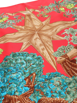 Pre-loved Hermès Passiflores Silk Scarf, Multi - view 2, Multi