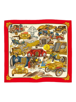 Pre-loved Hermès Automobile Silk Scarf, Multi, Multi