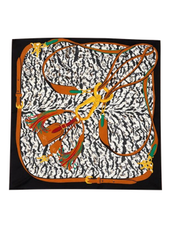 Pre-loved Louis Vuitton Key Chain Printed Scarf, Multi, Multi