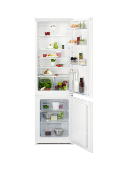 AEG OUTLET OSC5S181ES Integrated Fridge Freezer, Like New, White, White