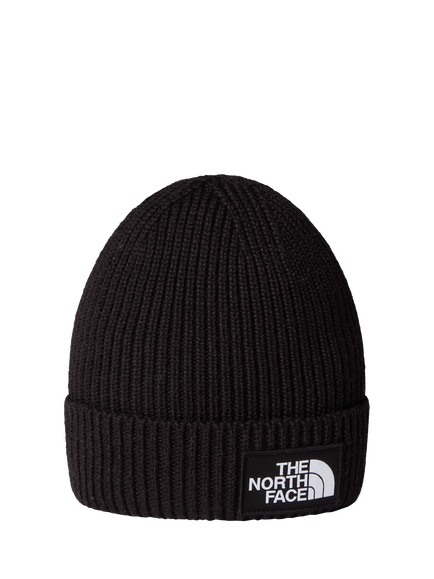 The North Face Box Logo Beanie Hat, Black, Black