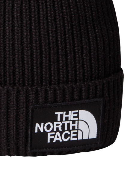 The North Face Box Logo Beanie Hat, Black - view 2, Black