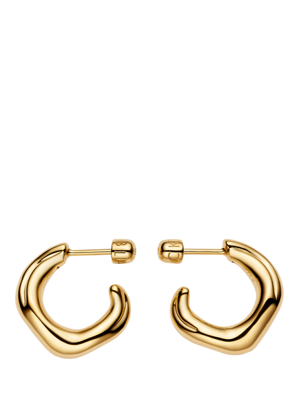 Maria Black Anil Small Hoop Earrings, Gold