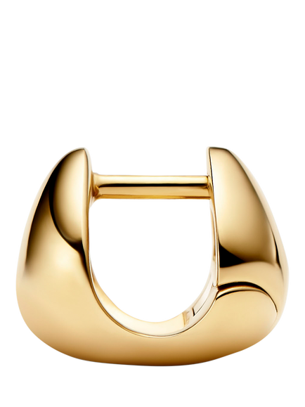 Maria Black Flynn Huggie Hoop Earrings, Gold - view 2, Gold
