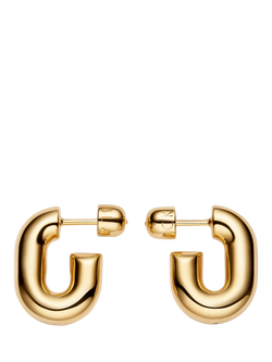 Maria Black Forma Oblong Small Hoop Earrings, Gold