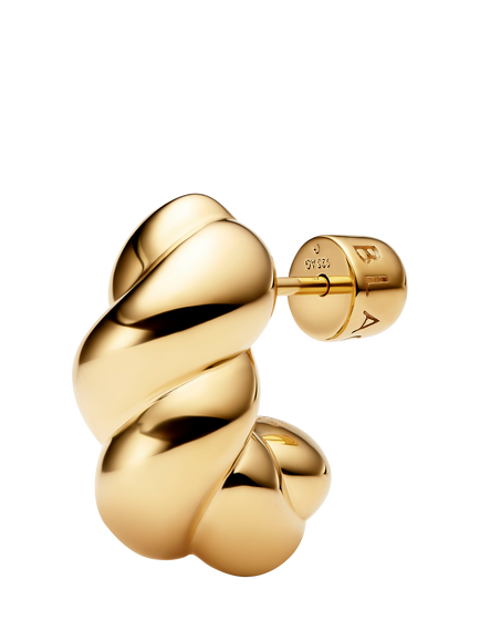 Maria Black Large Robe Earrings, Gold - view 2, Gold