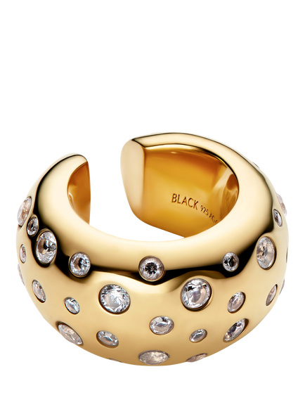 Maria Black Tryvann Popcorn Ear Cuff, Gold, Gold
