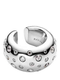 Maria Black Tryvann Popcorn Ear Cuff, Silver, Silver