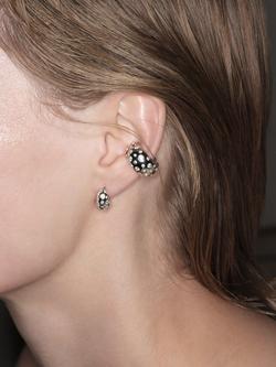 Maria Black Tryvann Popcorn Ear Cuff, Silver - view 2, Silver