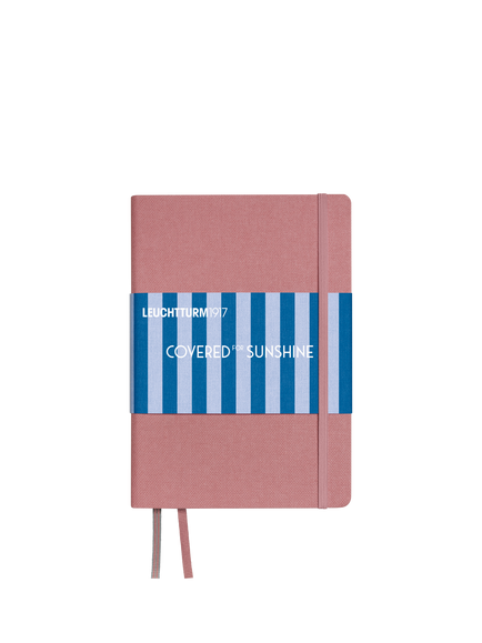 LEUCHTTURM1917 Covered for Sunshine A5 Notebook, Beach Rose, Multi Multi