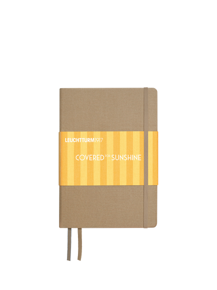 LEUCHTTURM1917 Covered for Sunshine A5 Notebook, Dune, Natural Beige