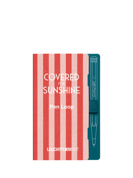 LEUCHTTURM1917 Covered for Sunshine Notebook with Pen Loop - view 2, Blue