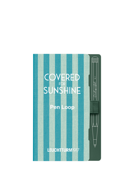 LEUCHTTURM1917 Covered for Sunshine Notebook with Pen Loop - view 2, Green