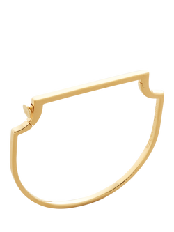 Monica Vinader Signature Slim Bangle, Gold, Gold