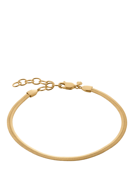 Monica Vinader Snake Chain Bracelet, Gold, Gold