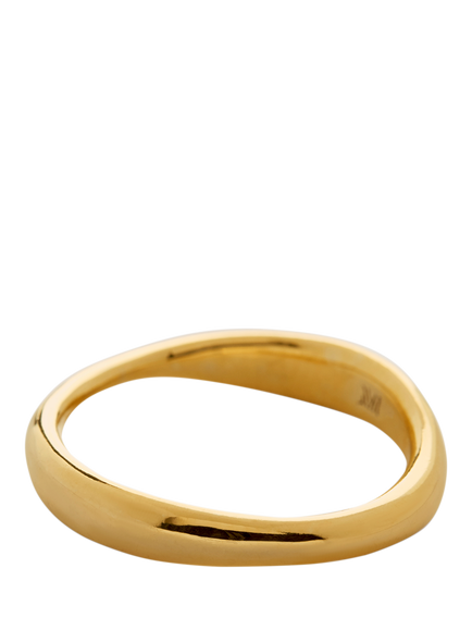 Monica Vinader Nura Reef Stacking Ring, Gold, K, Gold