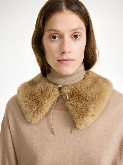 By Malene Birger Cowie Faux Fur Collar, Brown, Brown