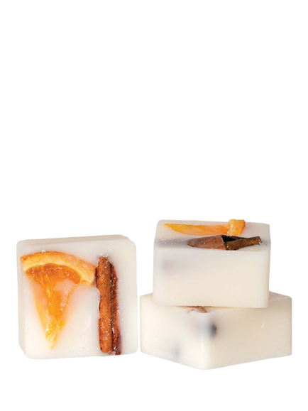 Stoneglow Festive Wishes Soy Wax Melt Cracker, 3x 10g - view 2, White & Gold