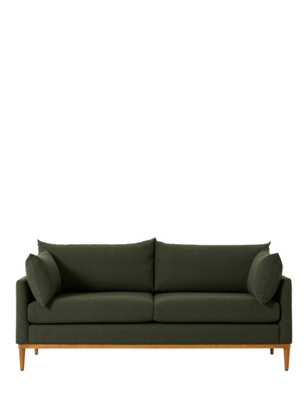 Swyft Model X01 Medium 2 Seater Sofa, Boucle Everest Fern