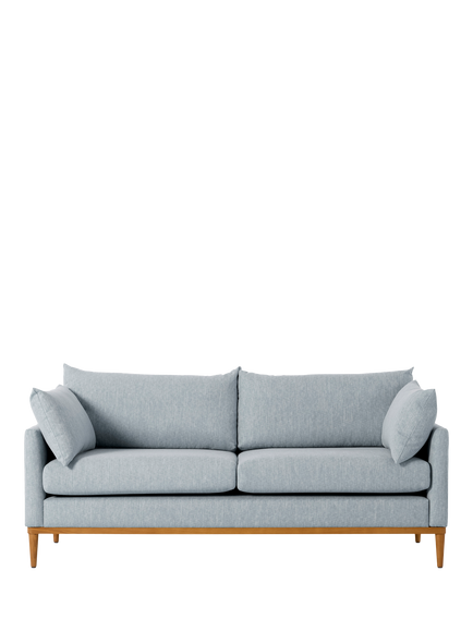 Swyft Model X01 Medium 2 Seater Sofa, Linen Seaglass