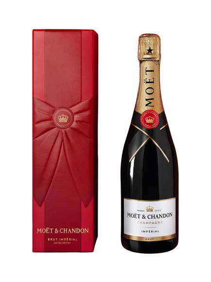 Moët & Chandon Brut Impérial Gift Box, Red, 75cl, Multi