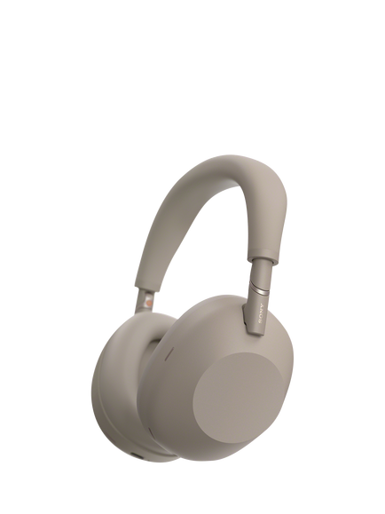 Sony WH-1000XM6 Noise Cancelling Wireless Bluetooth High Resolution Audio Over-Ear Headphones with Mic/Remote, Sandstone