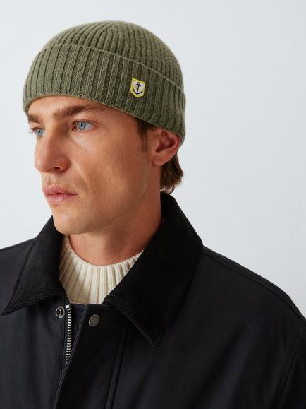 Armor Lux Miki Lambswool Beanie, Olive Chine, Olive Chine