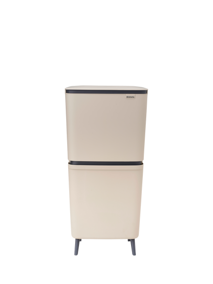 Brabantia SortUp Recycling Bin Hi, 20+25L, Soft Beige