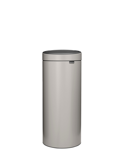 Brabantia Touch Bin, 30L, Soft Grey, Soft Grey