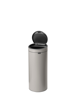 Brabantia Touch Bin, 30L, Soft Grey - view 2, Soft Grey