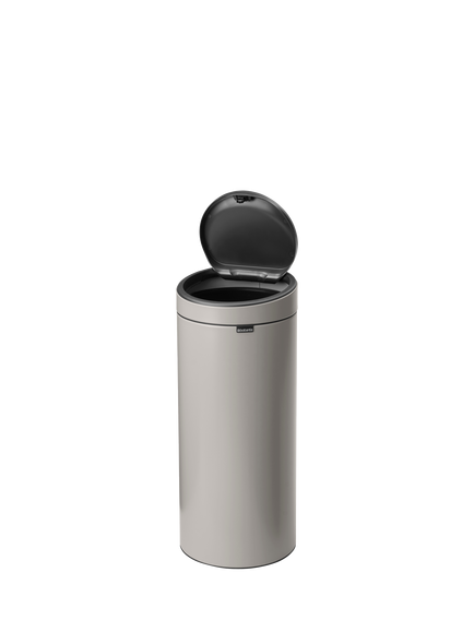 Brabantia Touch Bin, 30L, Soft Grey - view 2, Soft Grey