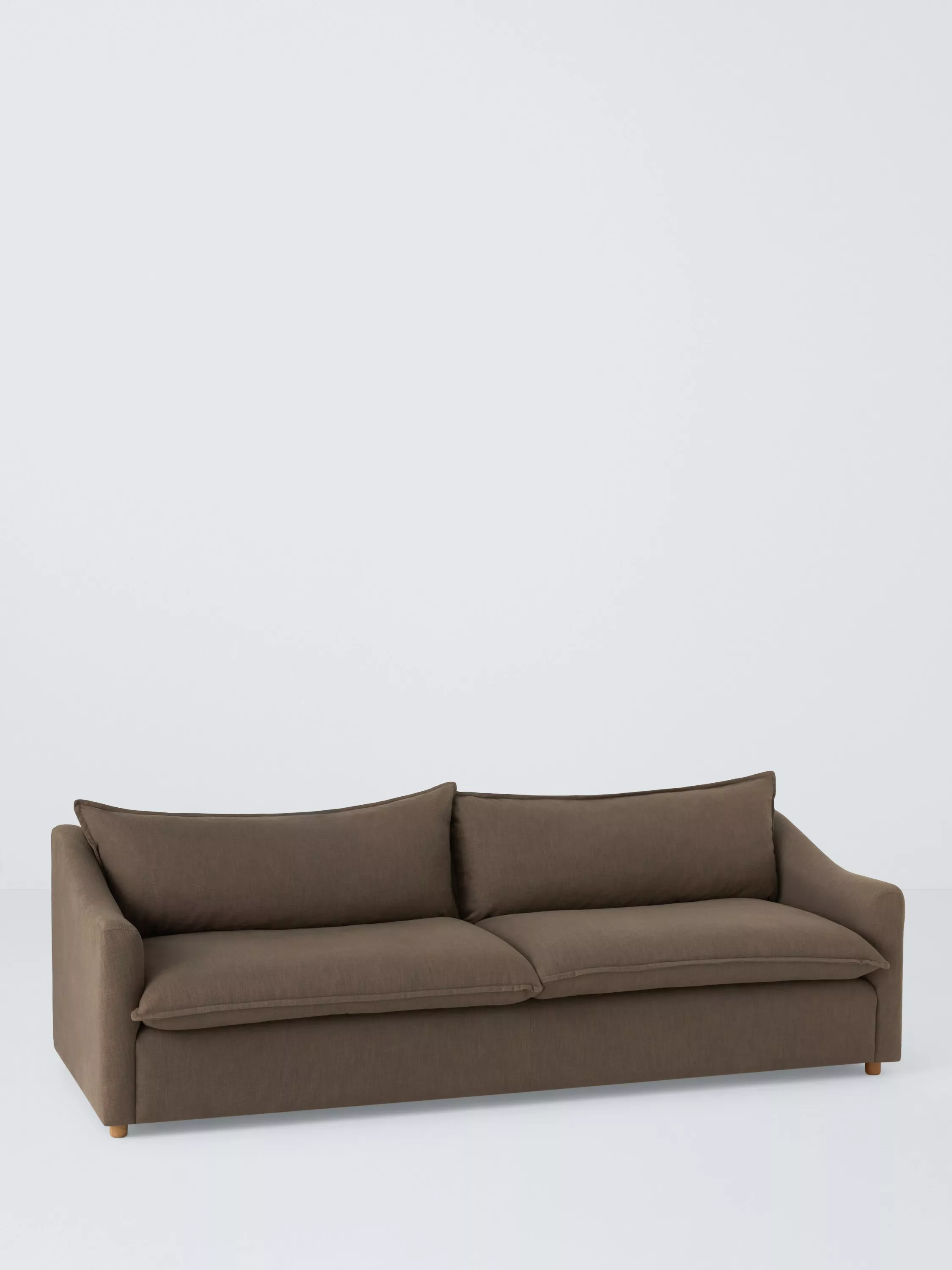 John Lewis Ashbourne Large 3 Seater Sofa, Olive Green