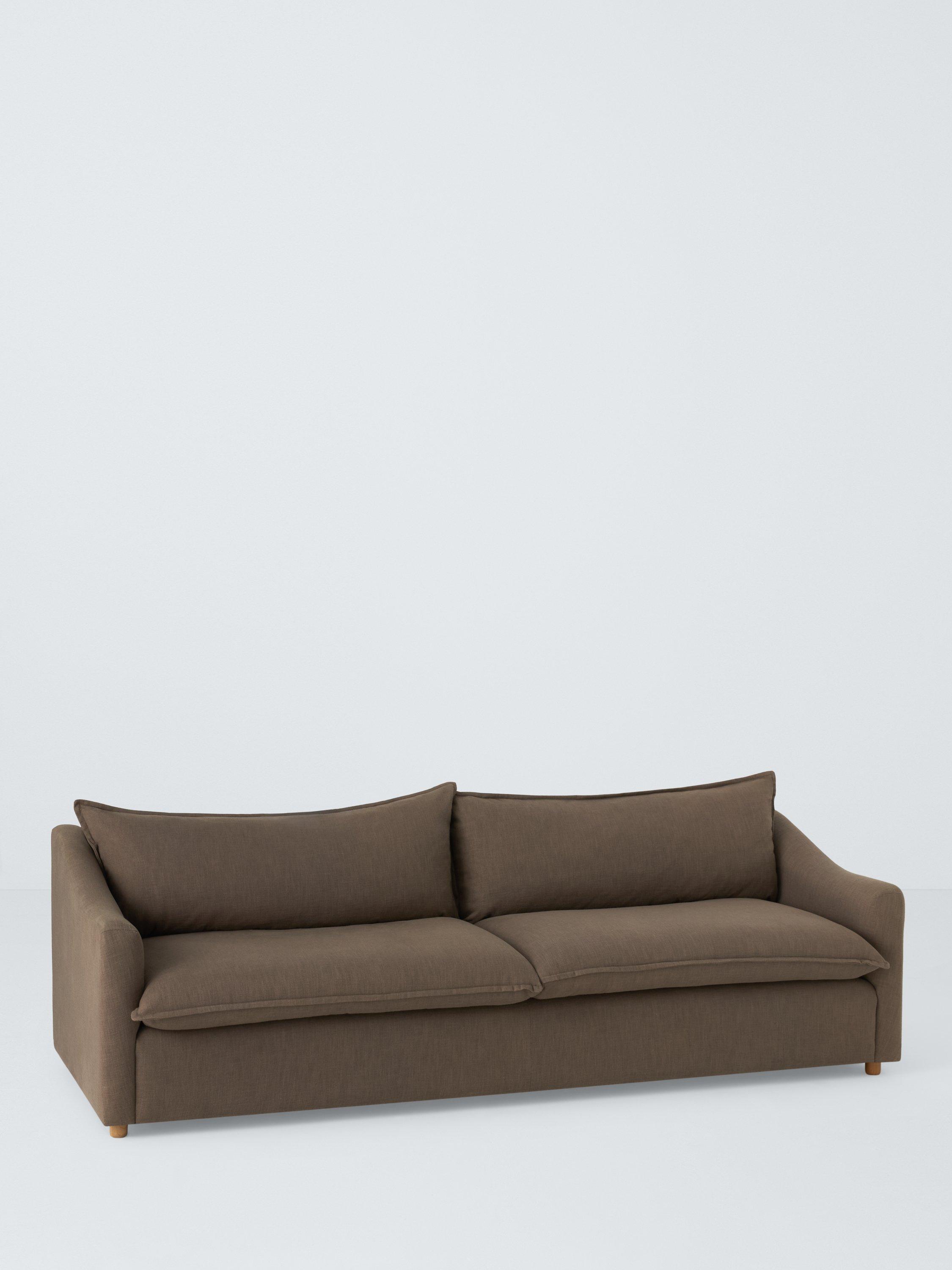 Ashbourne Range, John Lewis Ashbourne Large 3 Seater Sofa, Olive Green