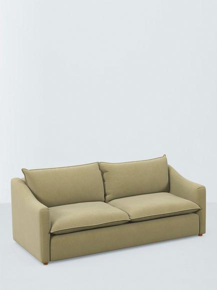 John Lewis Ashbourne Large 3 Seater Sofa, Olive Green, Olive Green