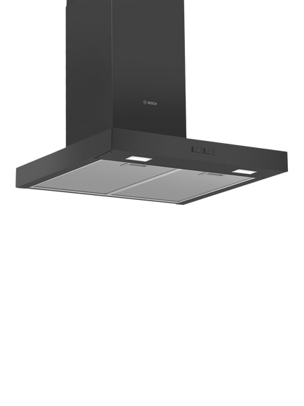Bosch OUTLET Series 2 DWB66BC60B 60cm Chimney Cooker Hood, Like New, Black, Black