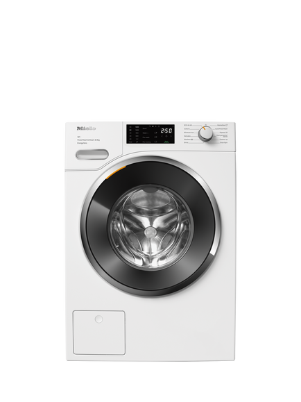Miele OUTLET WWE380 Freestanding Washing Machine, 8kg Load, 1400rpm Spin, Like New, Lotus White, Lotus White