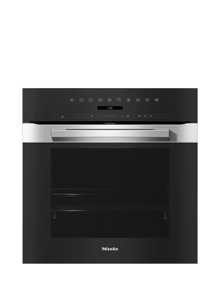 Miele OUTLET H7262BP Built-in Single Electric Oven, Like New, Stainless Steel/Clean Steel, Clean Steel