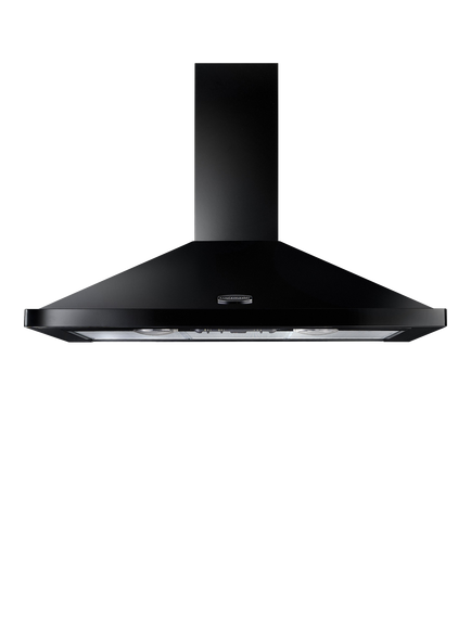 Rangemaster OUTLET LEIHDC110BC Chimney Cooker Hood, Like New, Black, Black