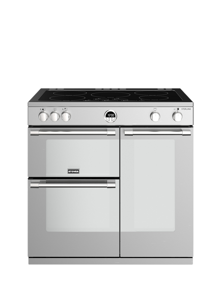 Stoves OUTLET Sterling S900Ei Induction Range Cooker, Like New, Stainless Steel, Stainless Steel