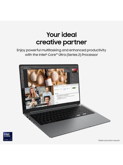 Samsung Galaxy Book5 Laptop, Intel Core Ultra 7 Processor, 32GB RAM, 1TB SSD, 15.6” Full HD, Grey - view 2, Grey