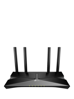 TP-Link Archer AX58 Wi-Fi 6 Router, AX3000, Black, Black