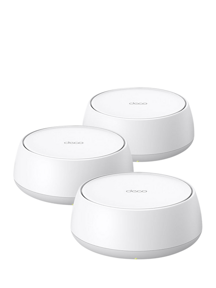 TP-Link Deco BE22 Whole Home Mesh Wi-Fi 7 System, BE3600, Pack of 3, White, White