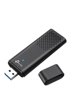 TP-Link Archer TX20U Dual Band Wi-Fi 6 Wireless USB Adapter, AX1800, Black - view 2, Black
