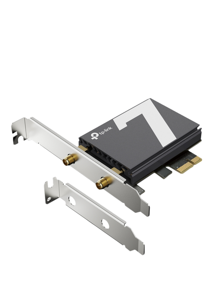 TP-Link Archer TBE550E Wi-Fi 7 Bluetooth 5.4 PCIe Adapter, BE9300, Black - view 2, Black