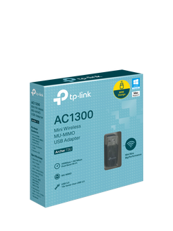 TP-Link Archer T3U Mini Wireless MU-MIMO USB Wi-Fi Adapter, AC1300, Black - view 2, Black