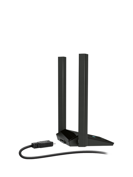 TP-Link Archer TX20U Plus Dual Antennas High Gain Wireless USB Adapter, AX1800, Black - view 2, Black