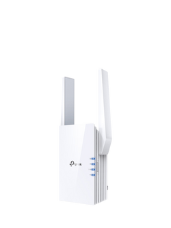 TP-Link RE705X Dual Band Wi-Fi 6 Range Extender, AX3000, White, White