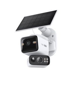 TP-Link Tapo TC93D KIT 2K Dual Lens Solar-Powered Pan & Tilt Smart Security Camera Kit, Black, Black