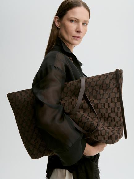 By Malene Birger Carva Tote Bag, Bison - view 2, Bison