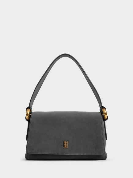 By Malene Birger Lellie Shoulder Bag, Brushed Grey, Brushed Grey